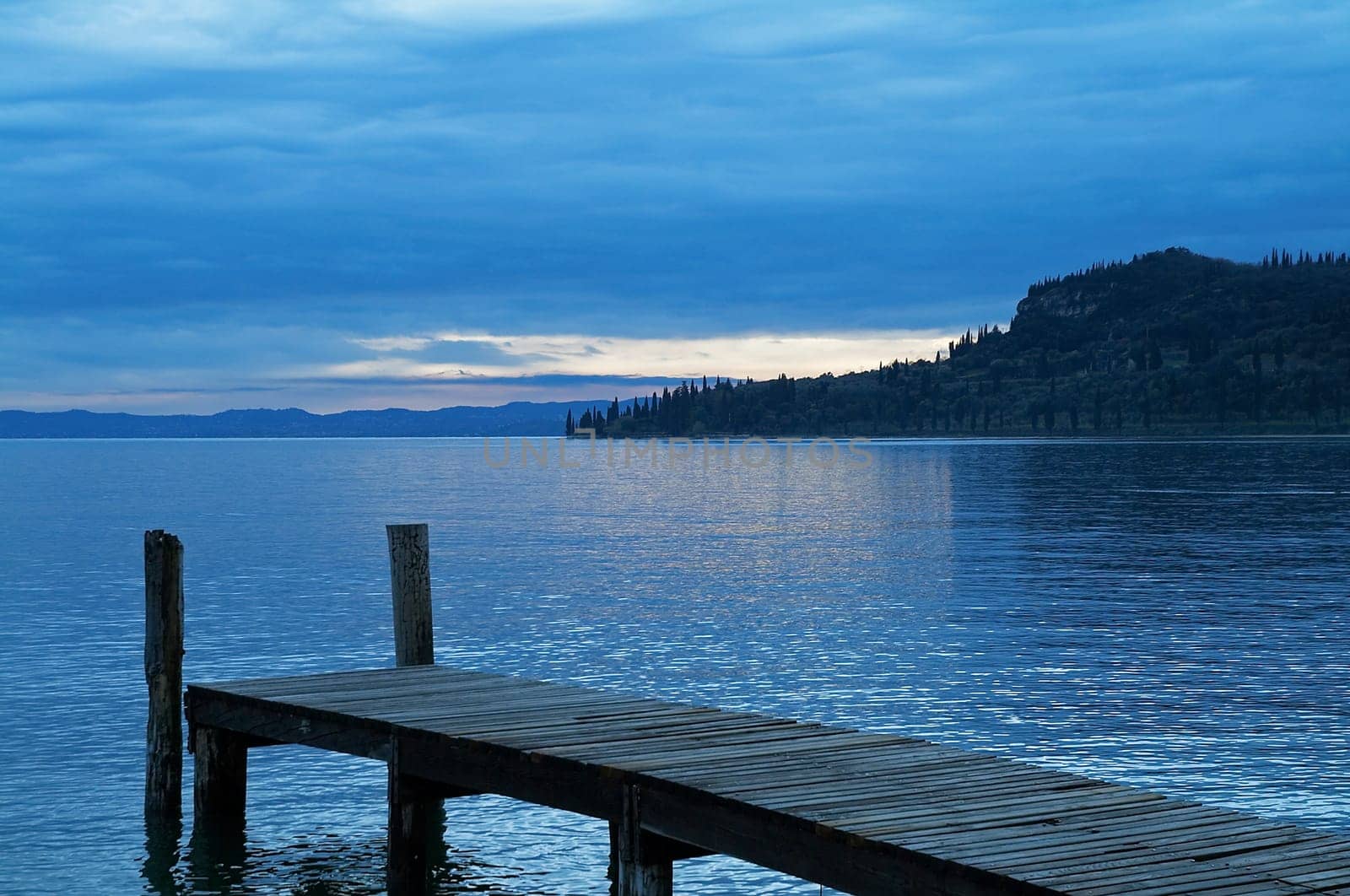 Jetty on Lake Garda