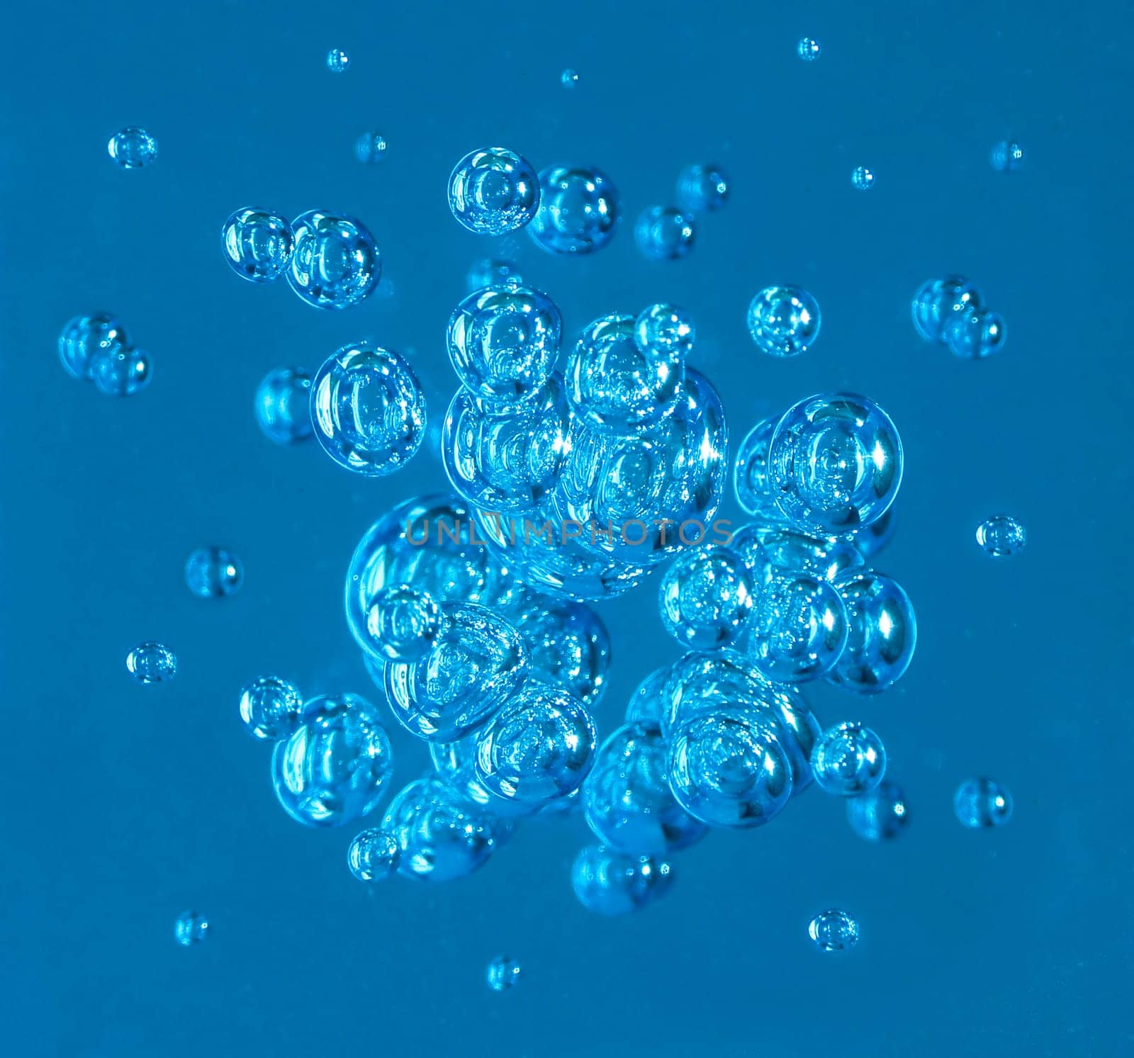 Air Bubbles - blue tone colors