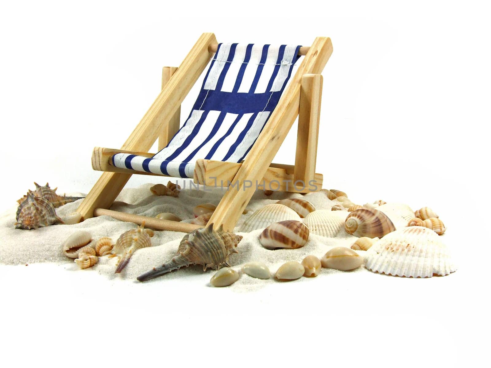 Wooden deck chair