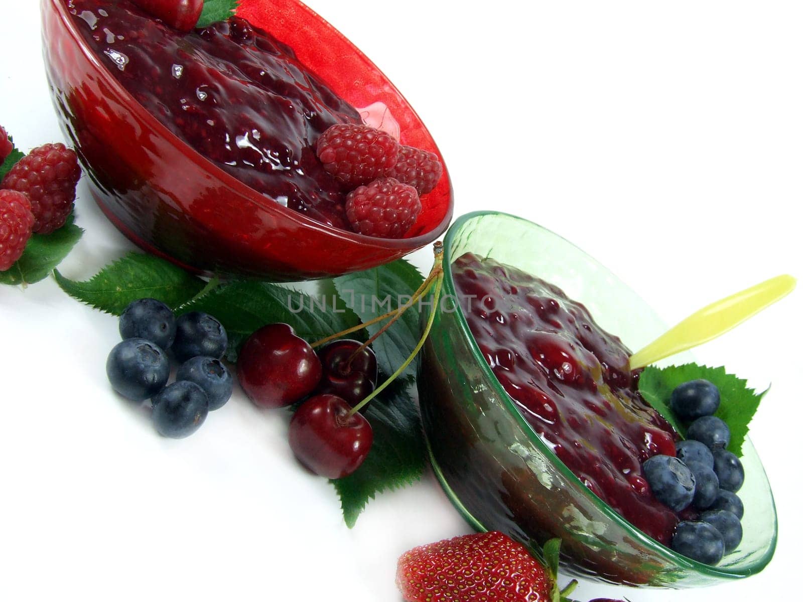 Red fruit jelly
