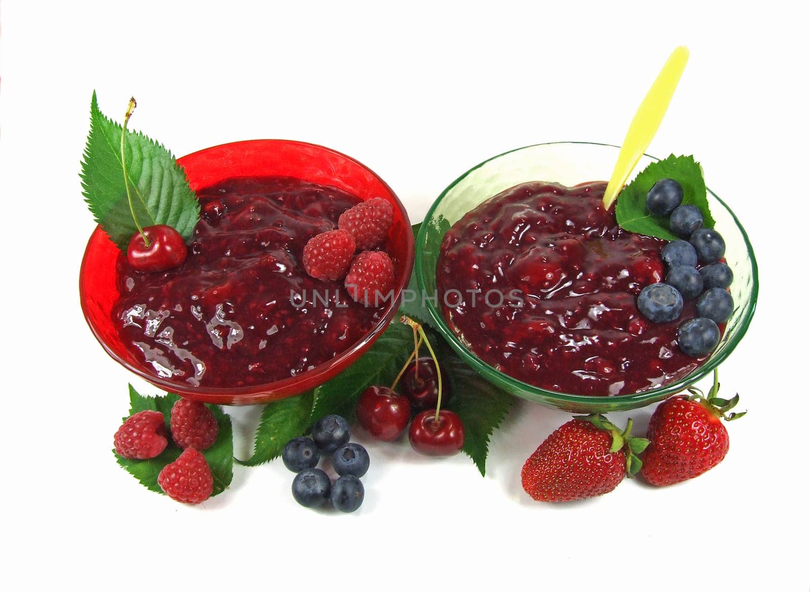 Red fruit jelly