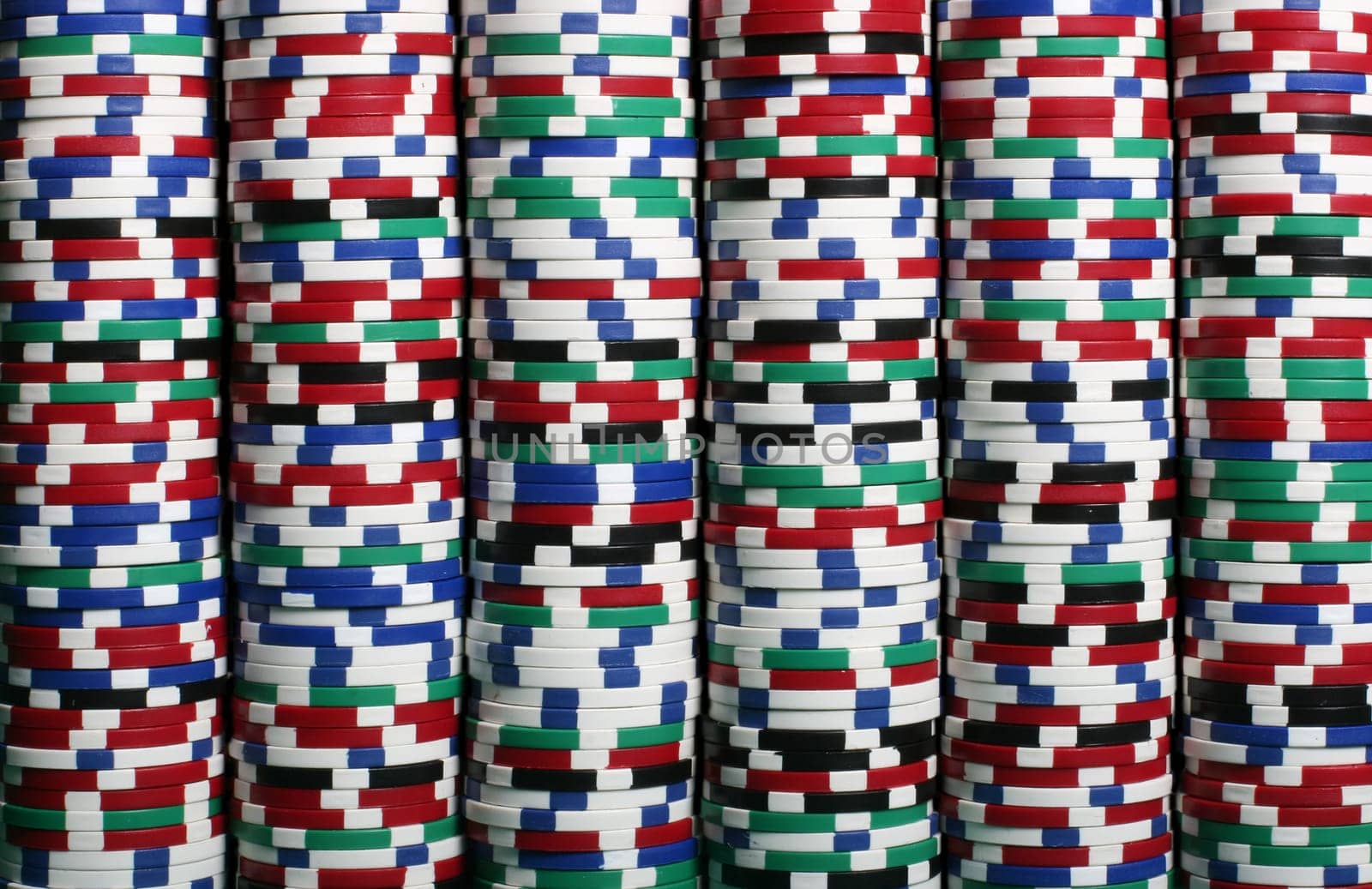 stacks of casino chips
