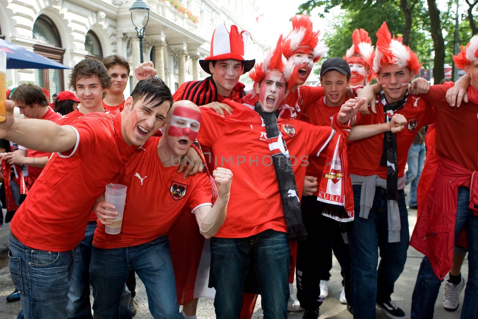Ö... austria fans at Euro 2008