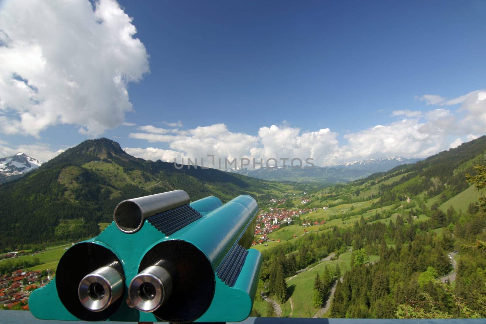 Telescope over Bad Hindelang