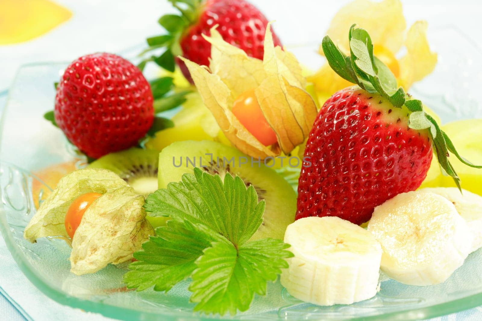 Fresh fruits as dessert