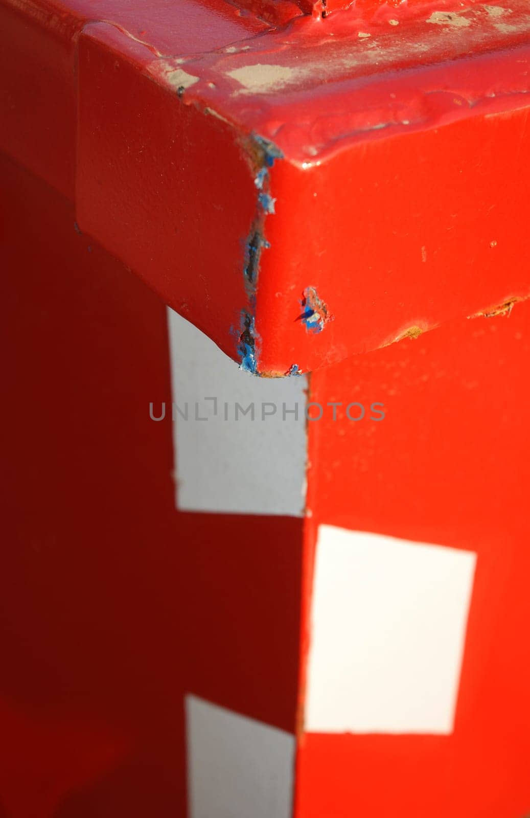 Red construction container