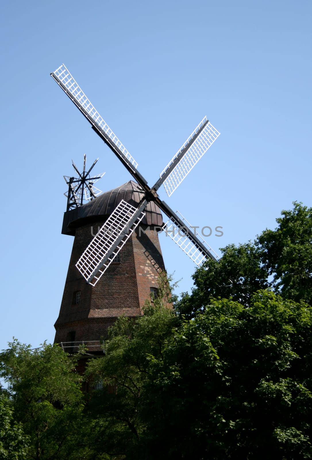 Mill under blue sky