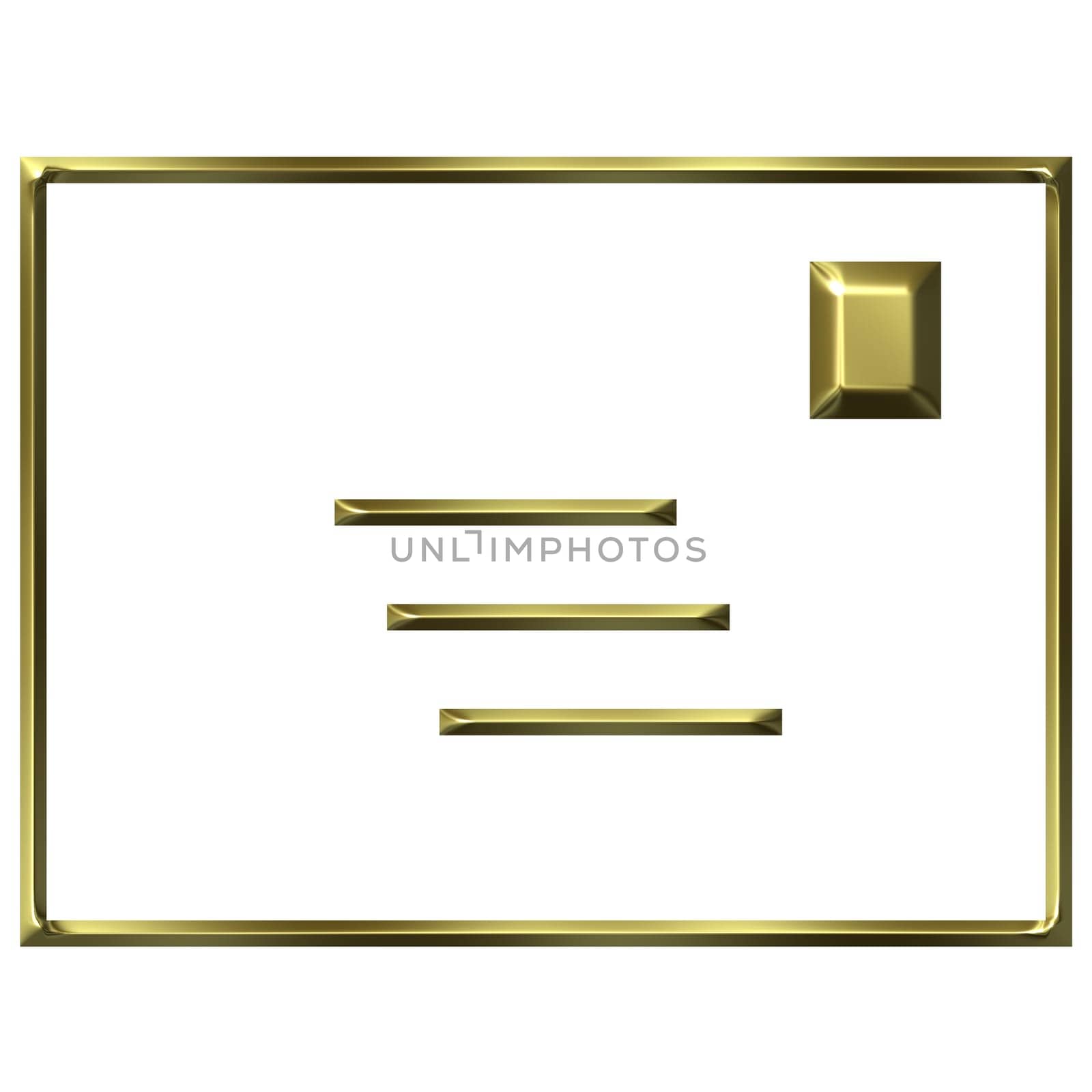 Golden Post Card