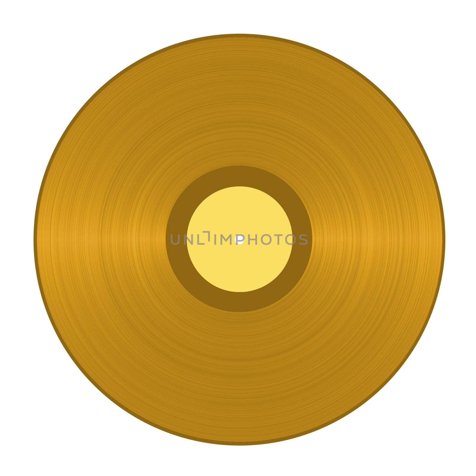 Golden Vinyl Record