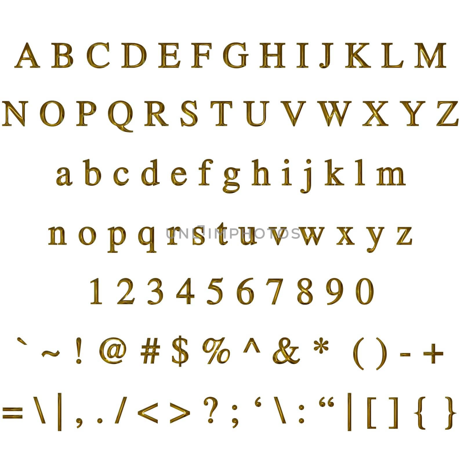 Golden Font