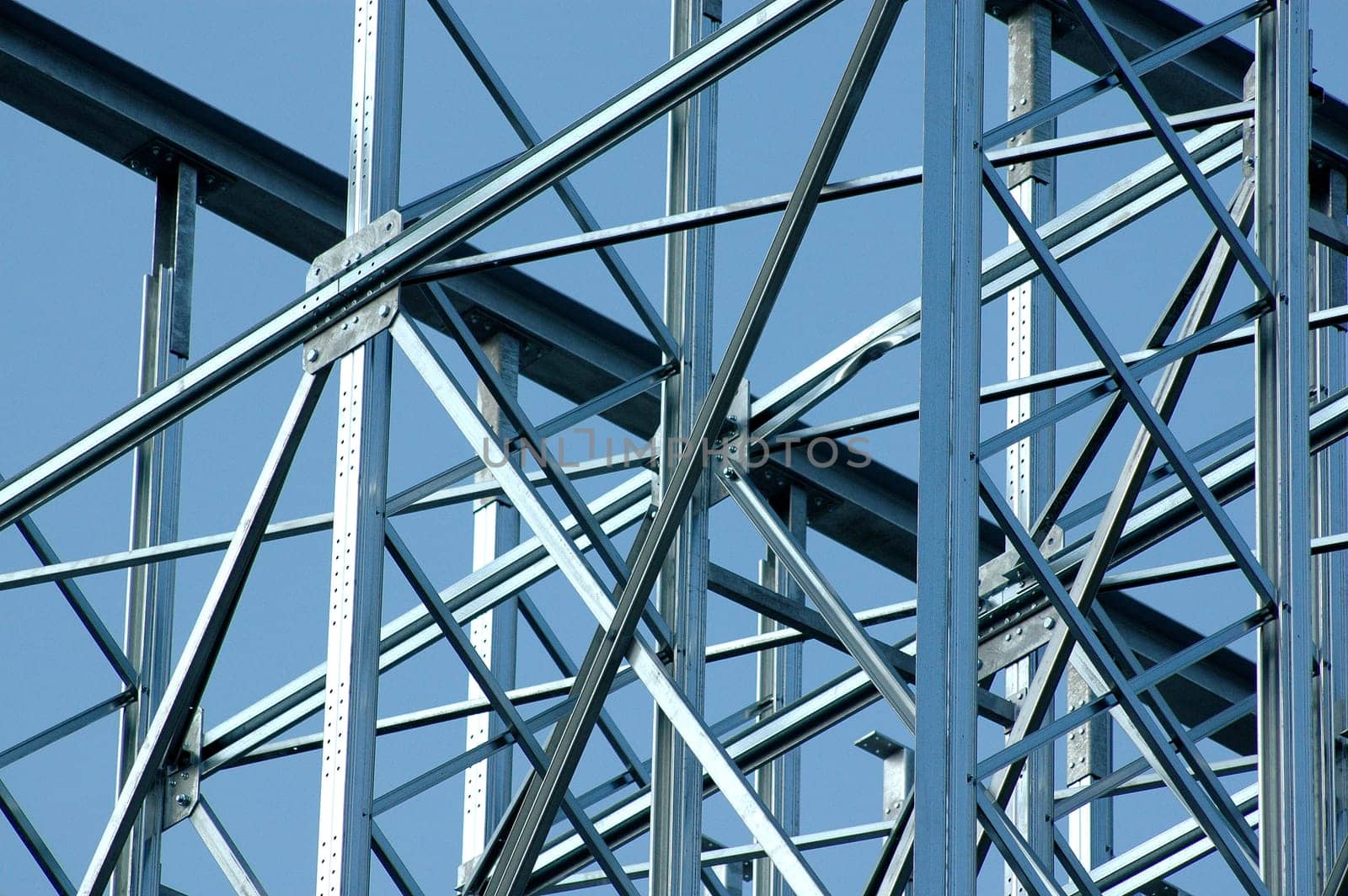 High-bay warehouse under construction