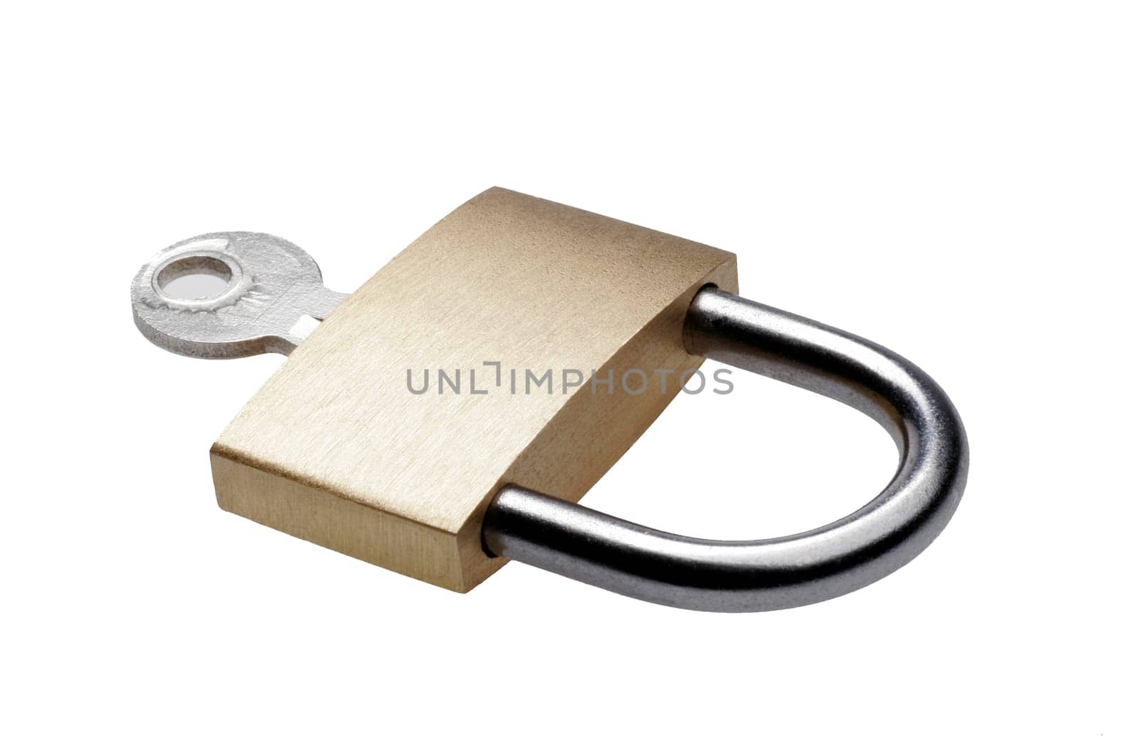 Closed Brass Padlock
