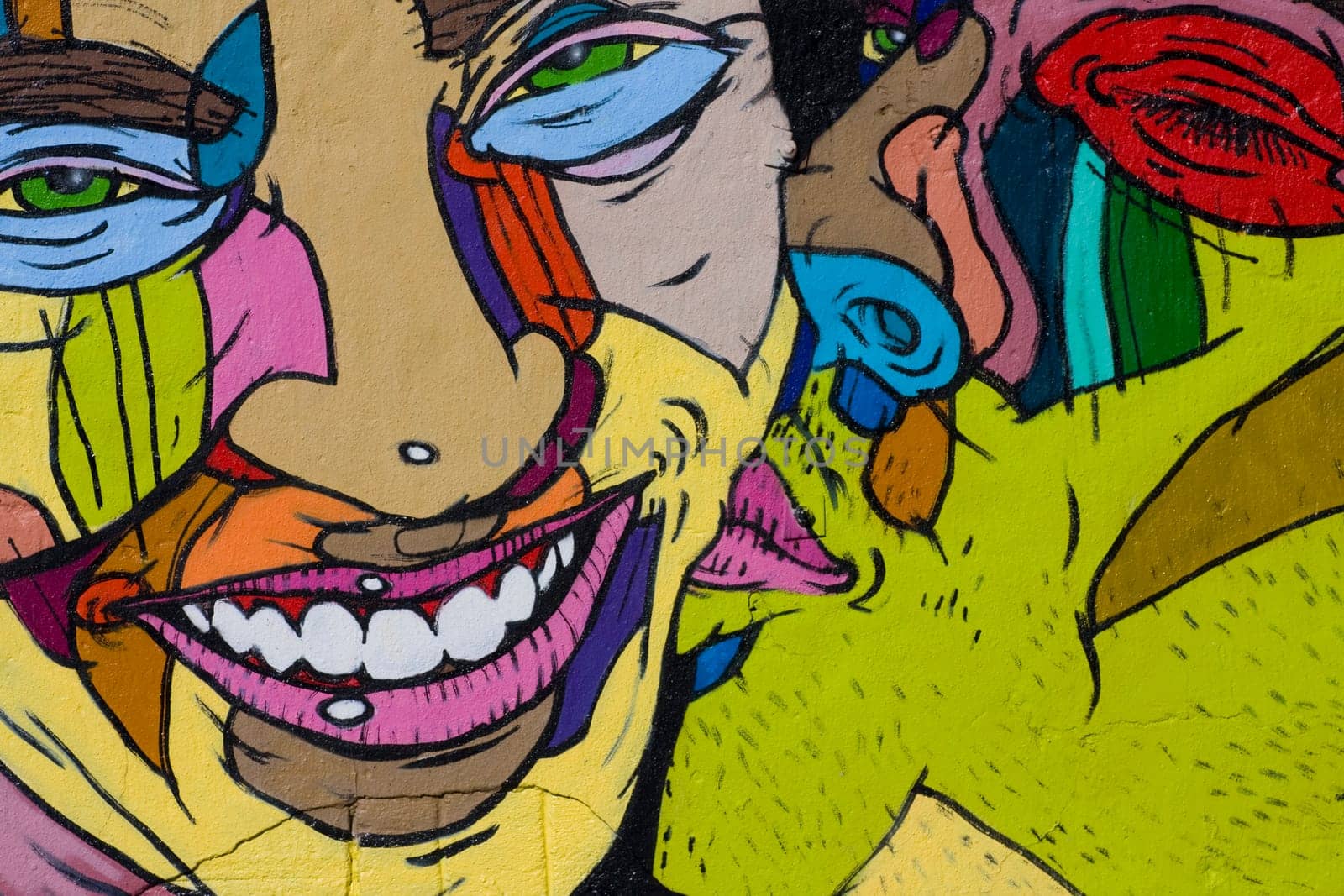 Amazing colorful graffiti