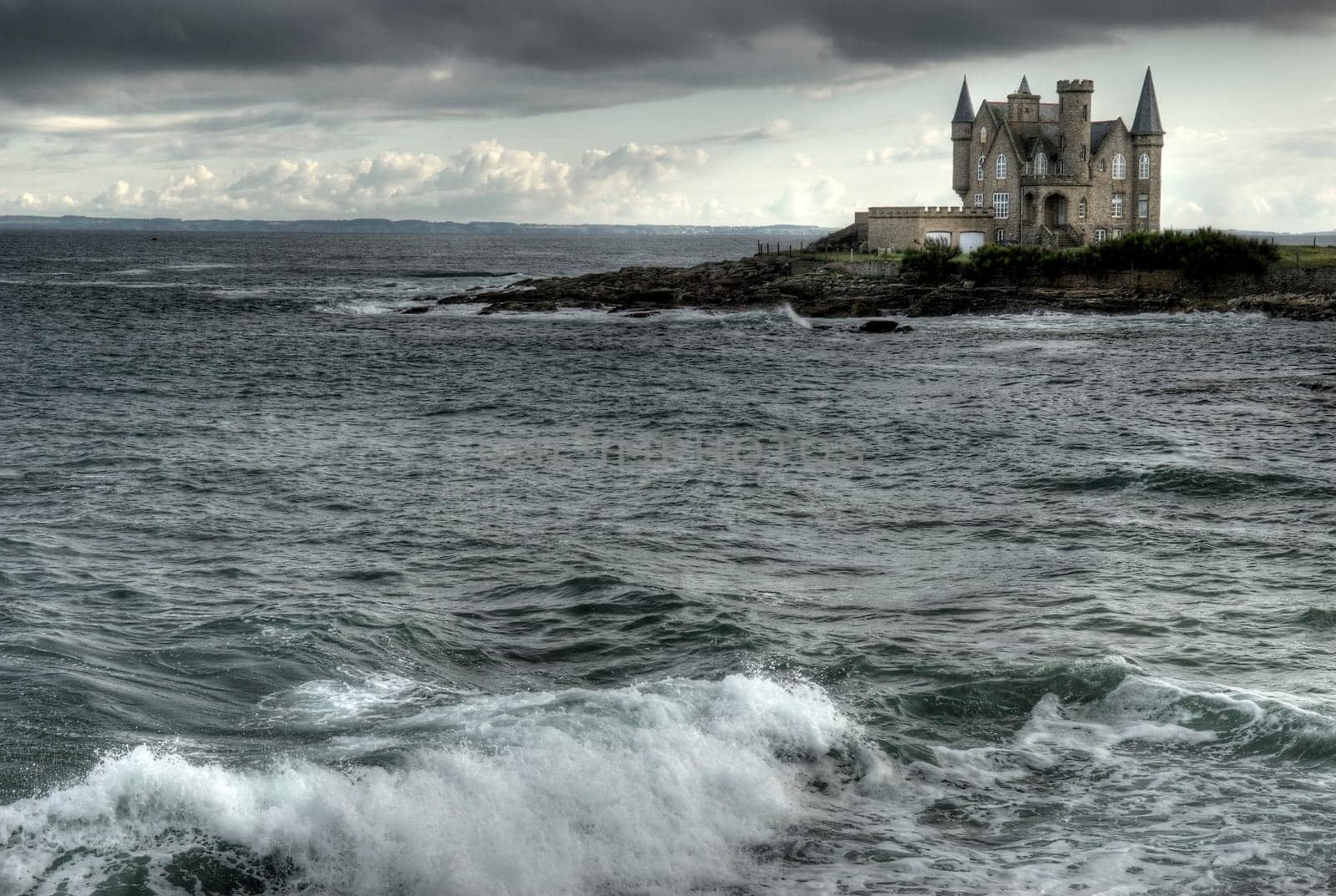 Gloomy Atlantic Ocean