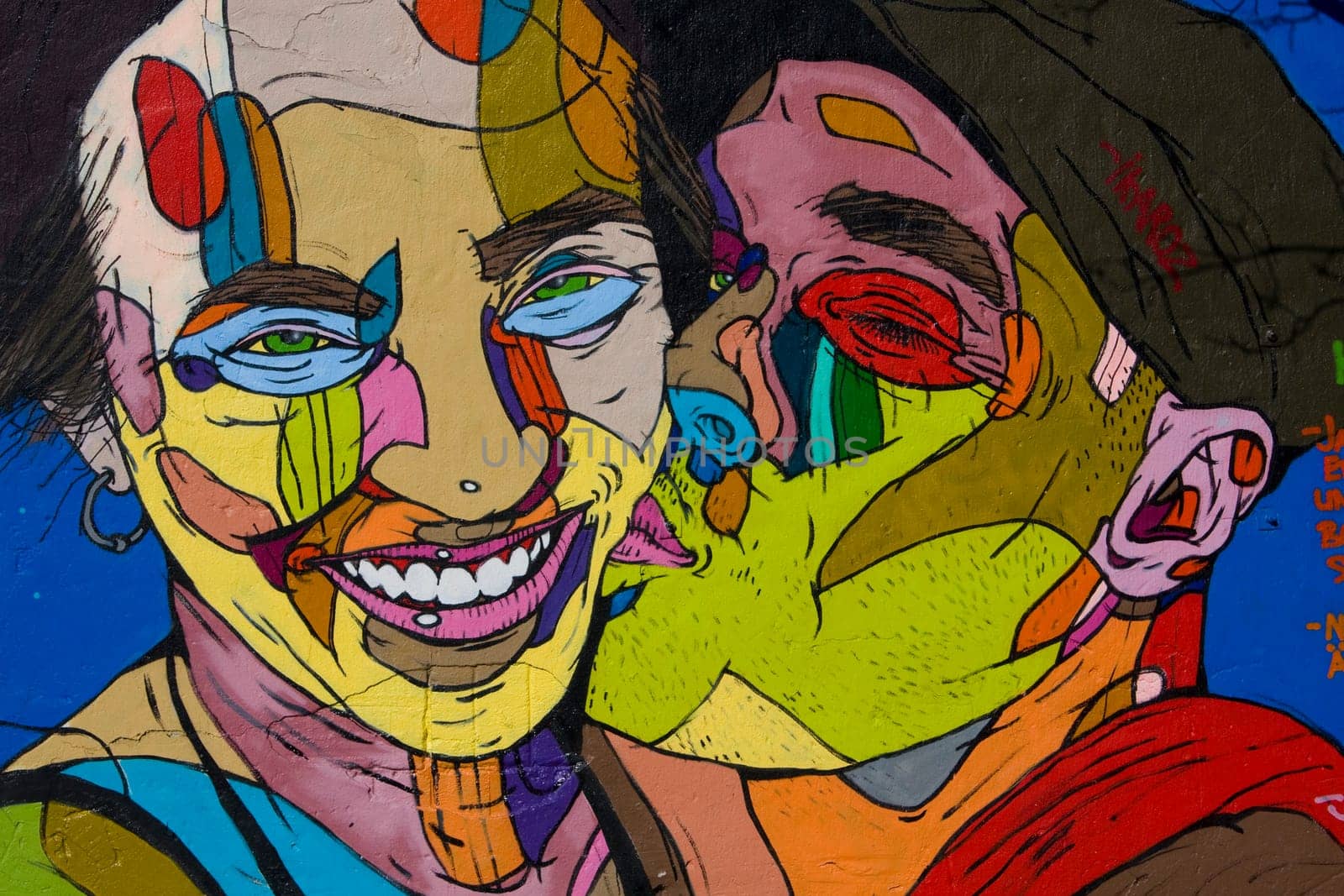 Amazing colorful graffiti