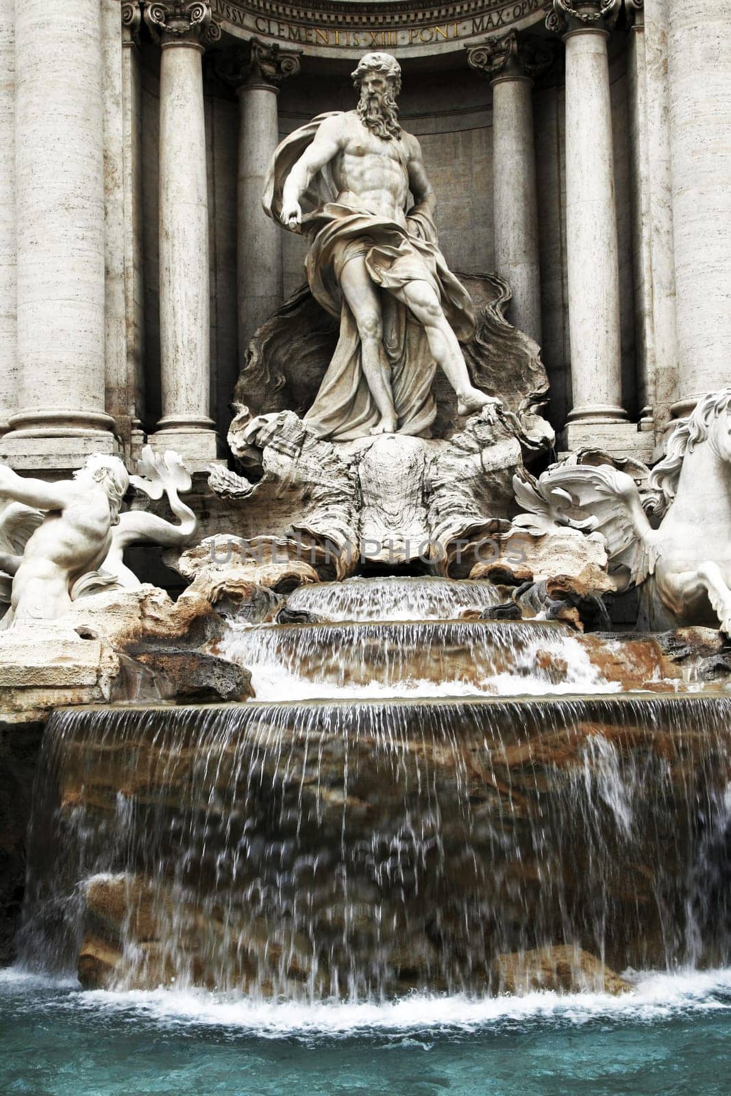 Trevi Fountain In Rome, Italy
