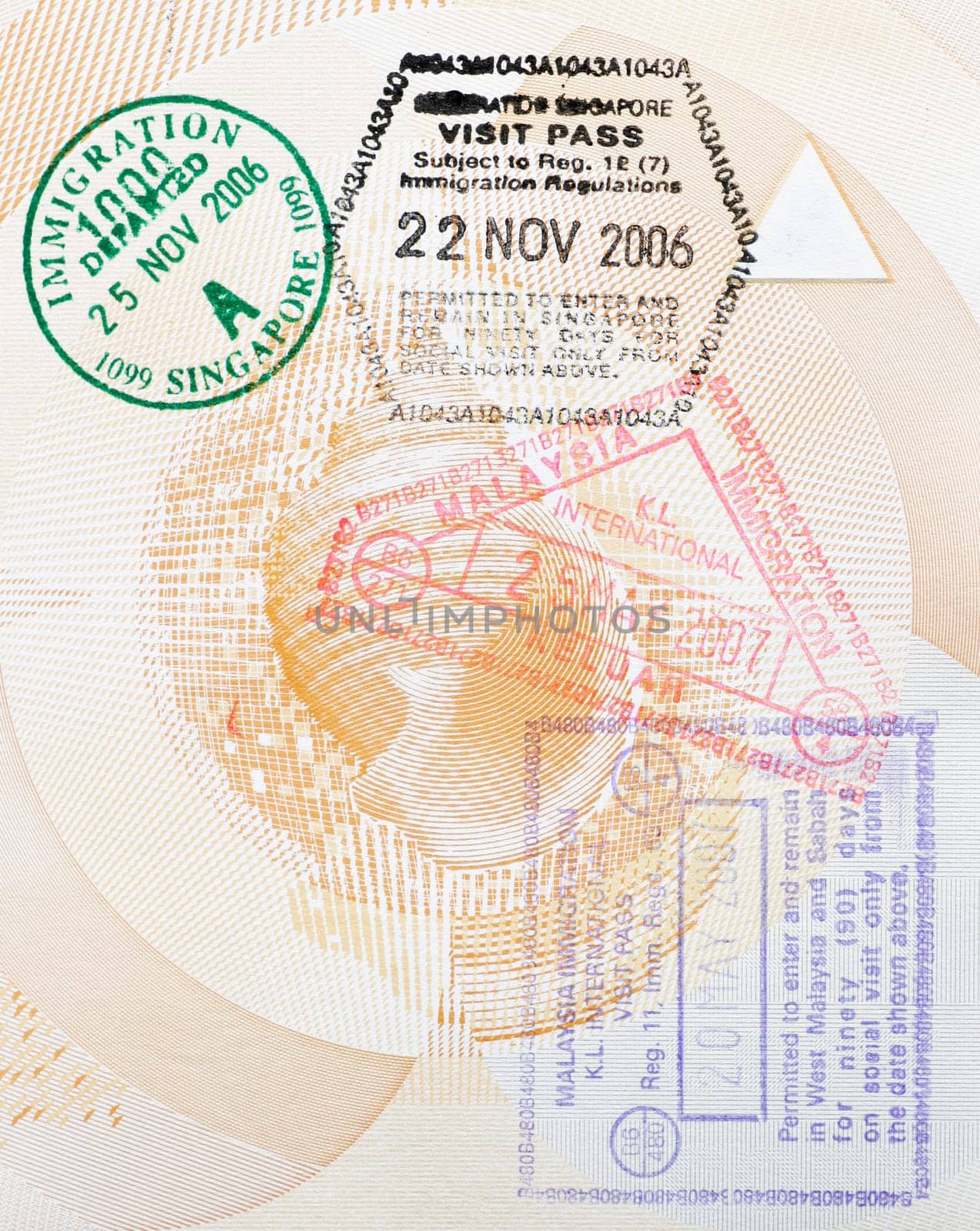 Custom Stamps In Passport