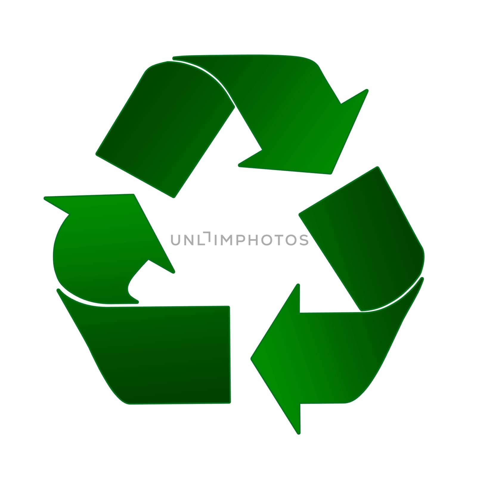 Recycling Sign In Green