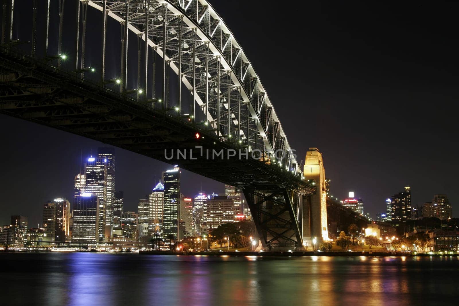 Sydney Harbour Bridge At Night