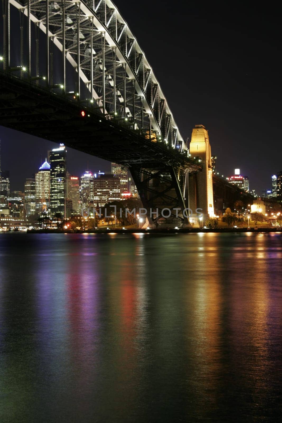 Sydney Harbour Bridge At Night