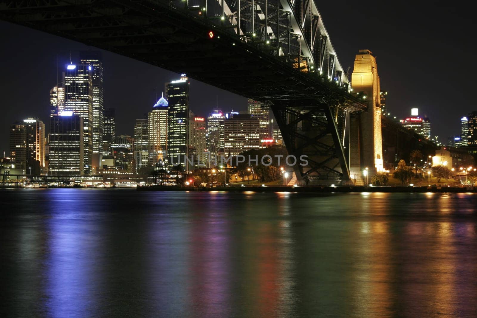 Sydney Harbour Bridge At Night