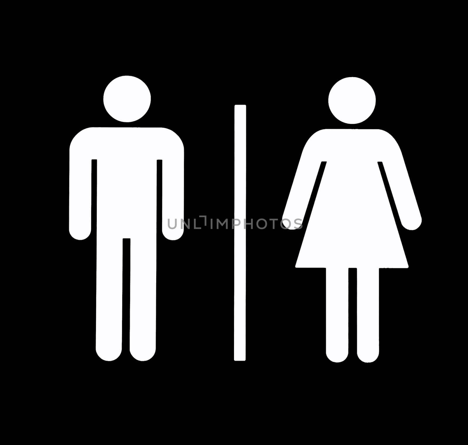 Unisex Bathroom Symbol
