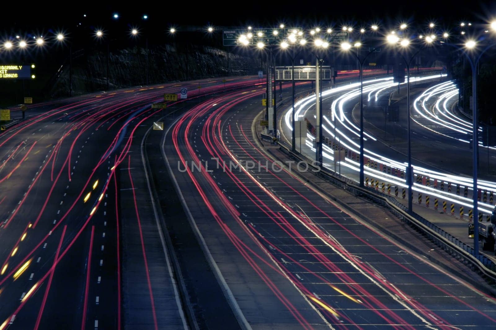 Highway At Night
