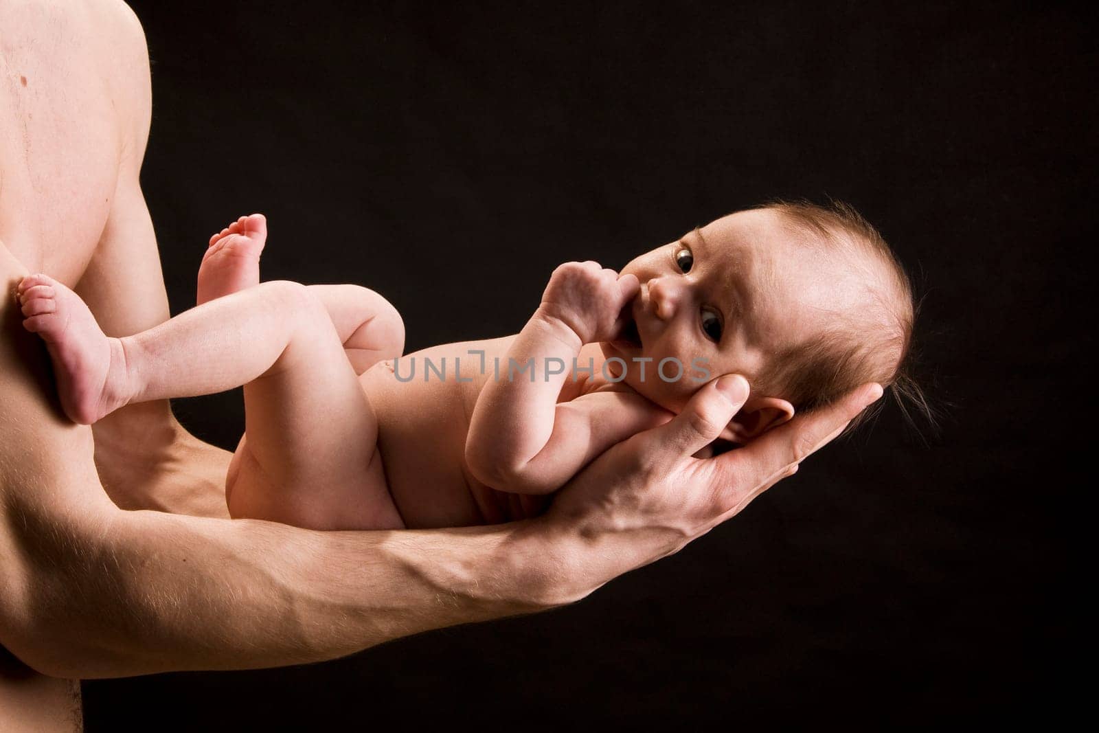 portrait of little baby