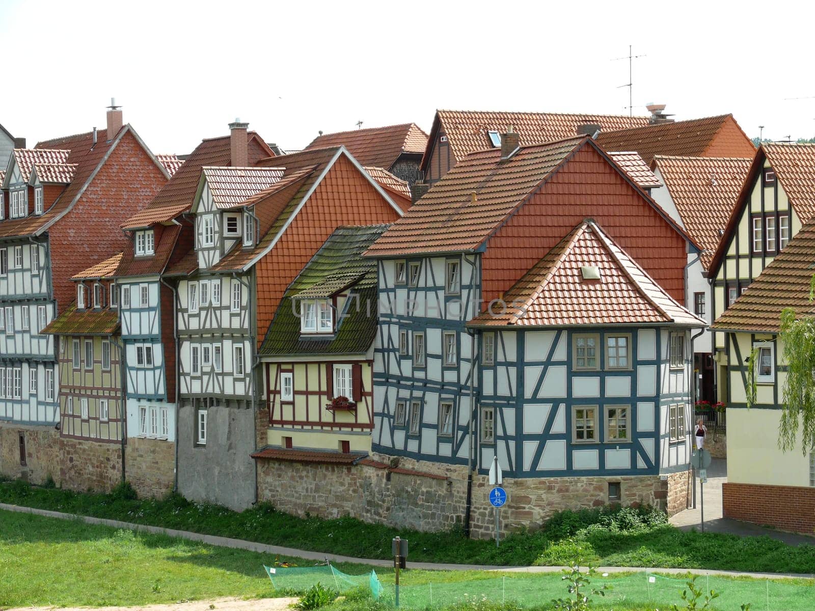 Half-timbered houses in Rotenburg