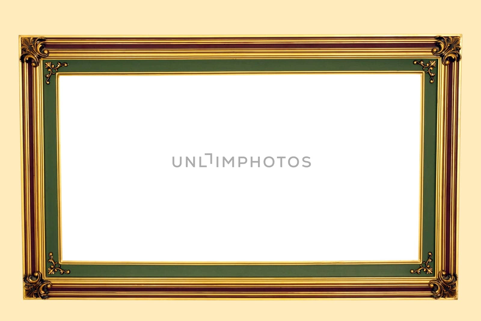 Empty frame on wall