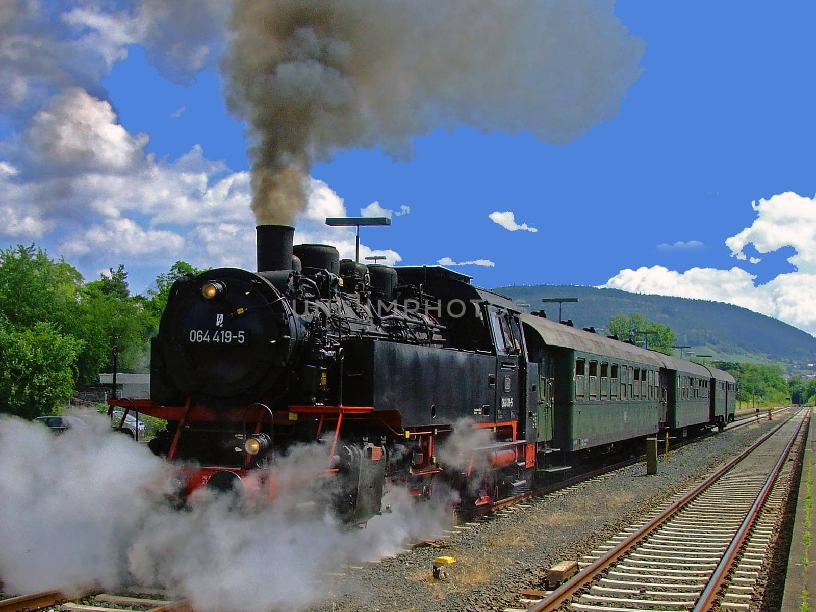 Steam locomotive ride