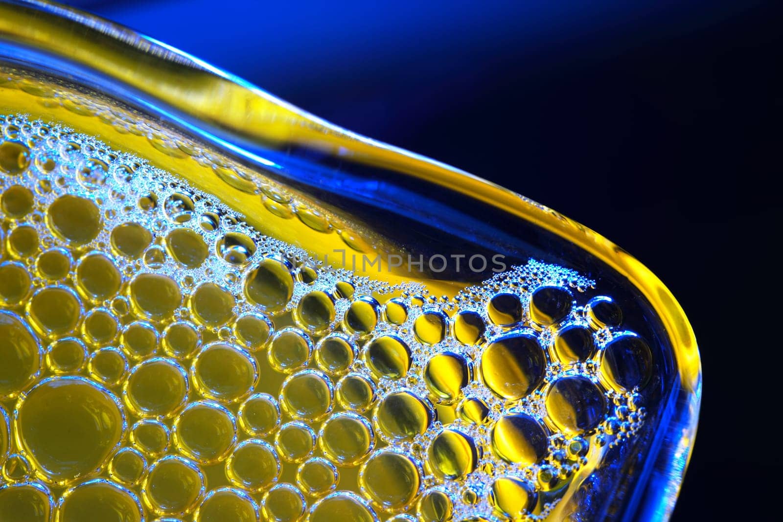 blue-yellow bubbles II