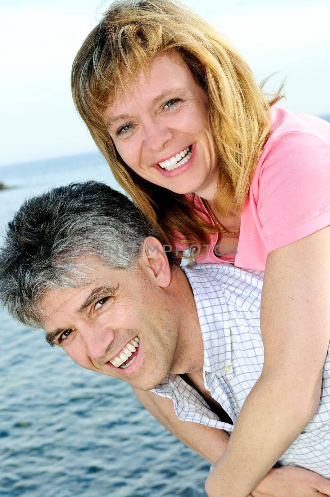 Mature romantic couple