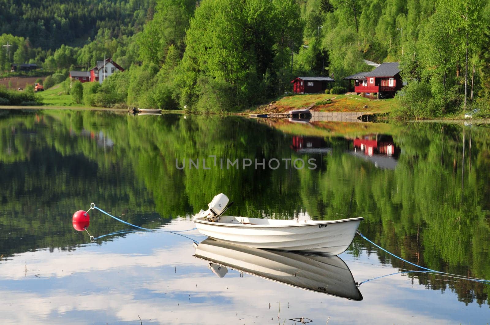 Morning mood at a lake in Norway.