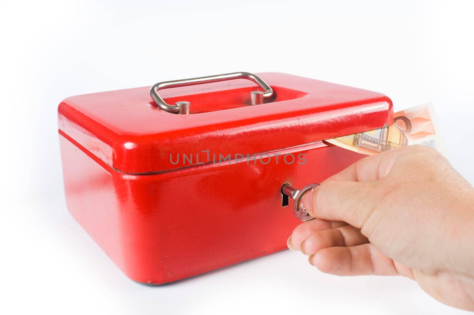 red cash box