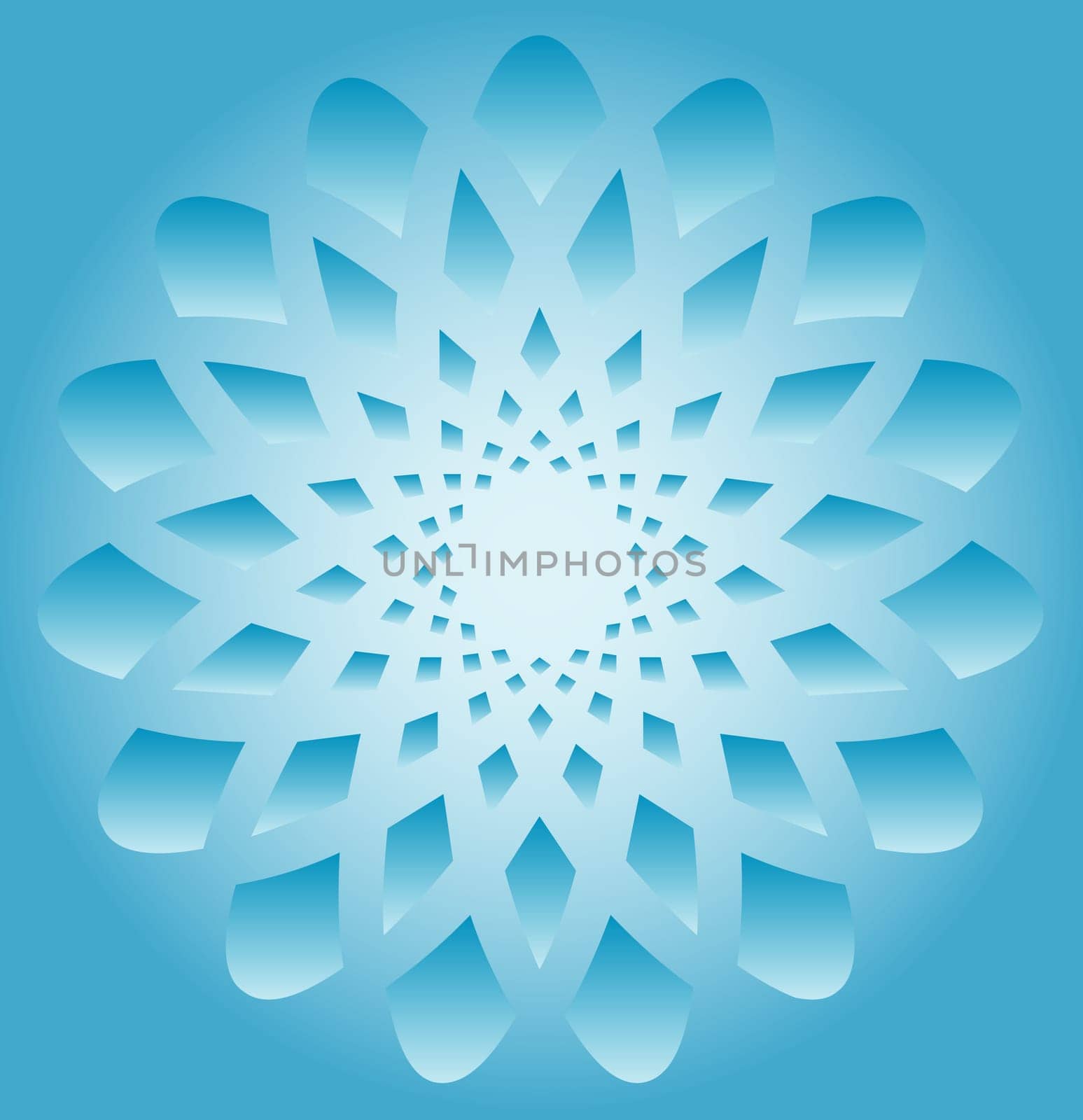 Abstract snowflake background