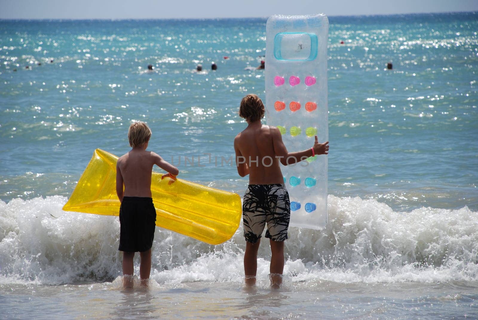 Into the water
