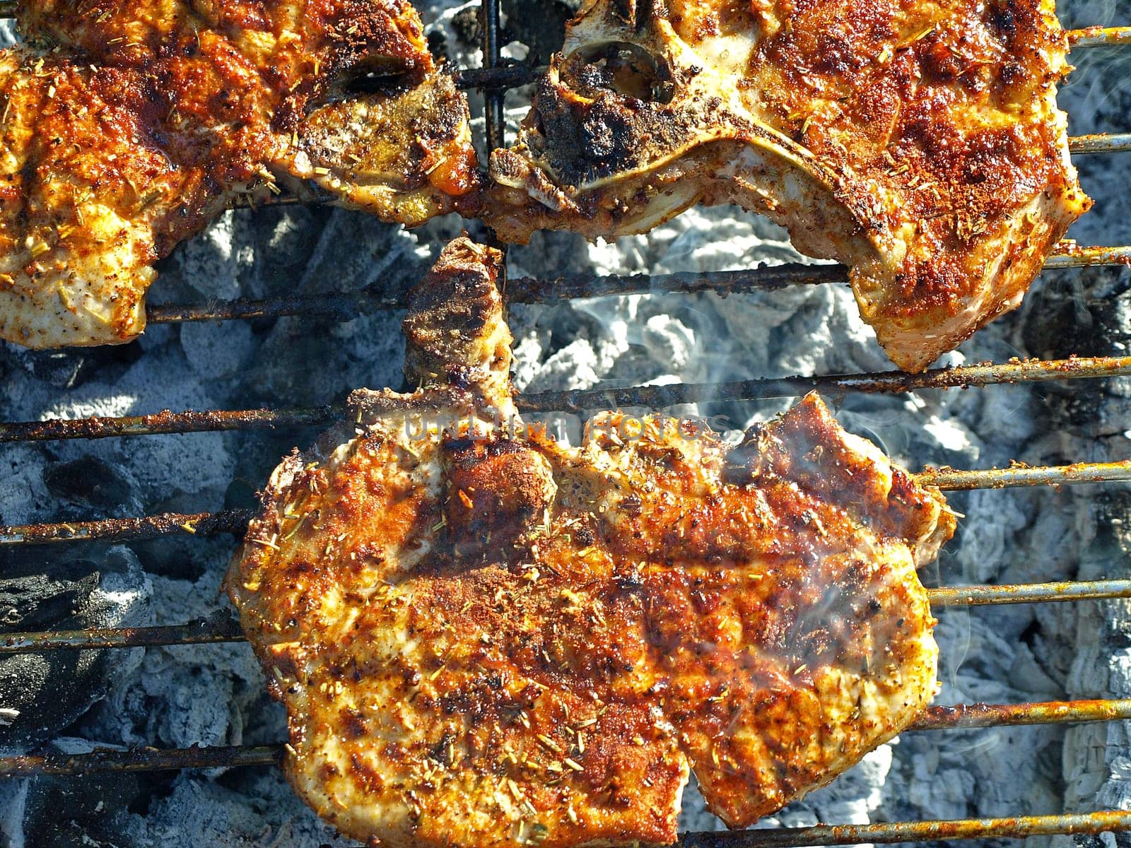 Grilled pork chop