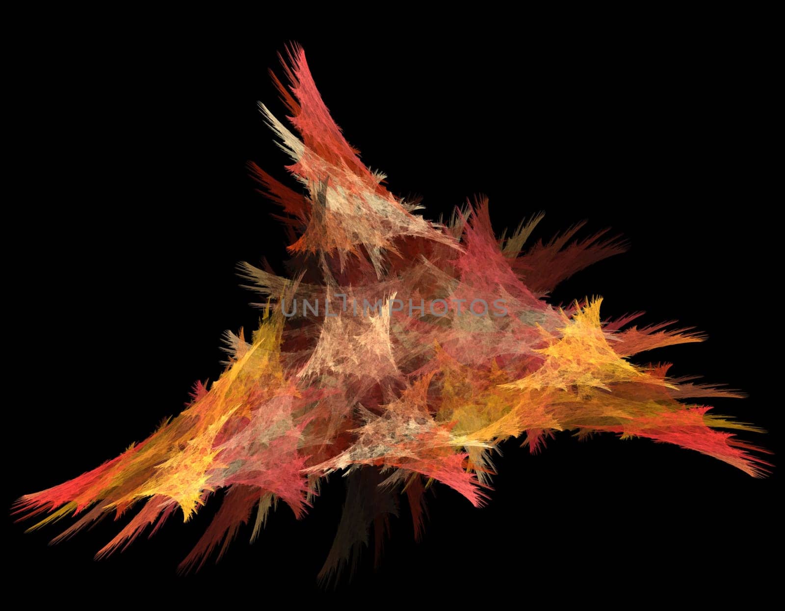 Colorful abstract fractal background