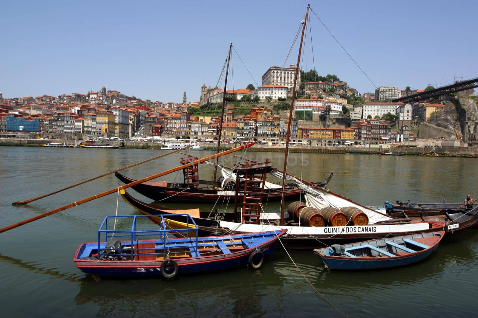 Port wine ships on the Douro