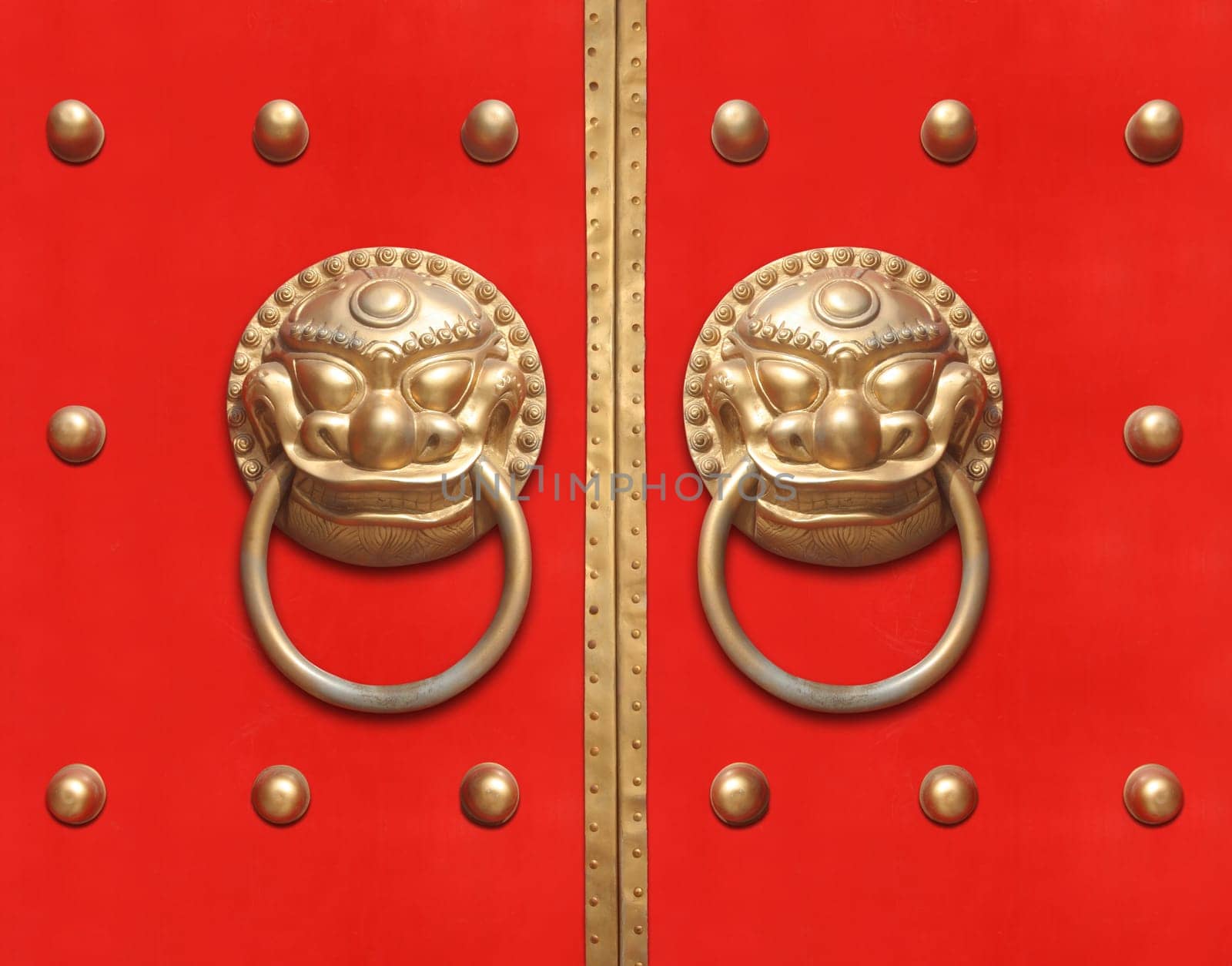 Red Chinese door