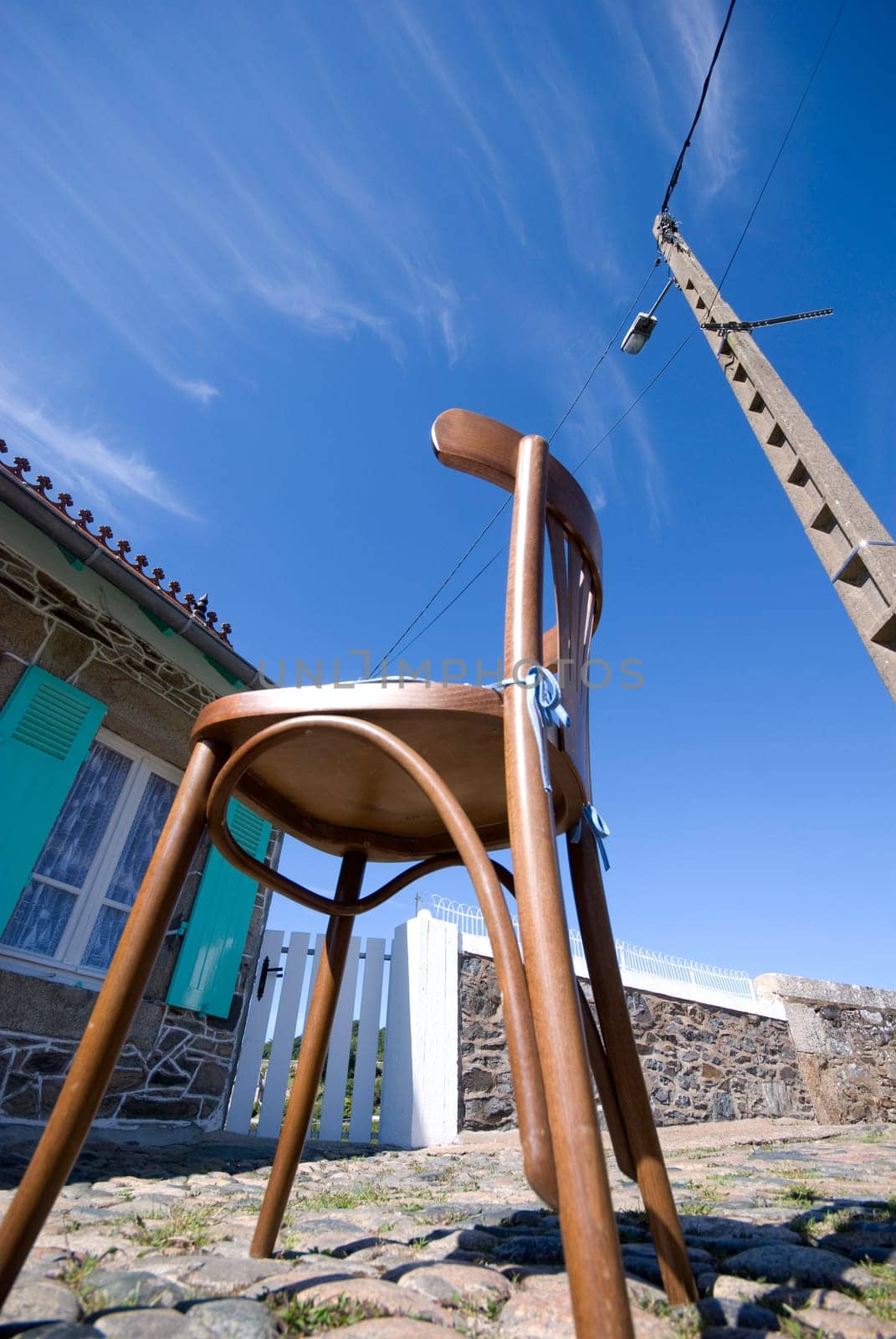 Chair from a frog's eye view