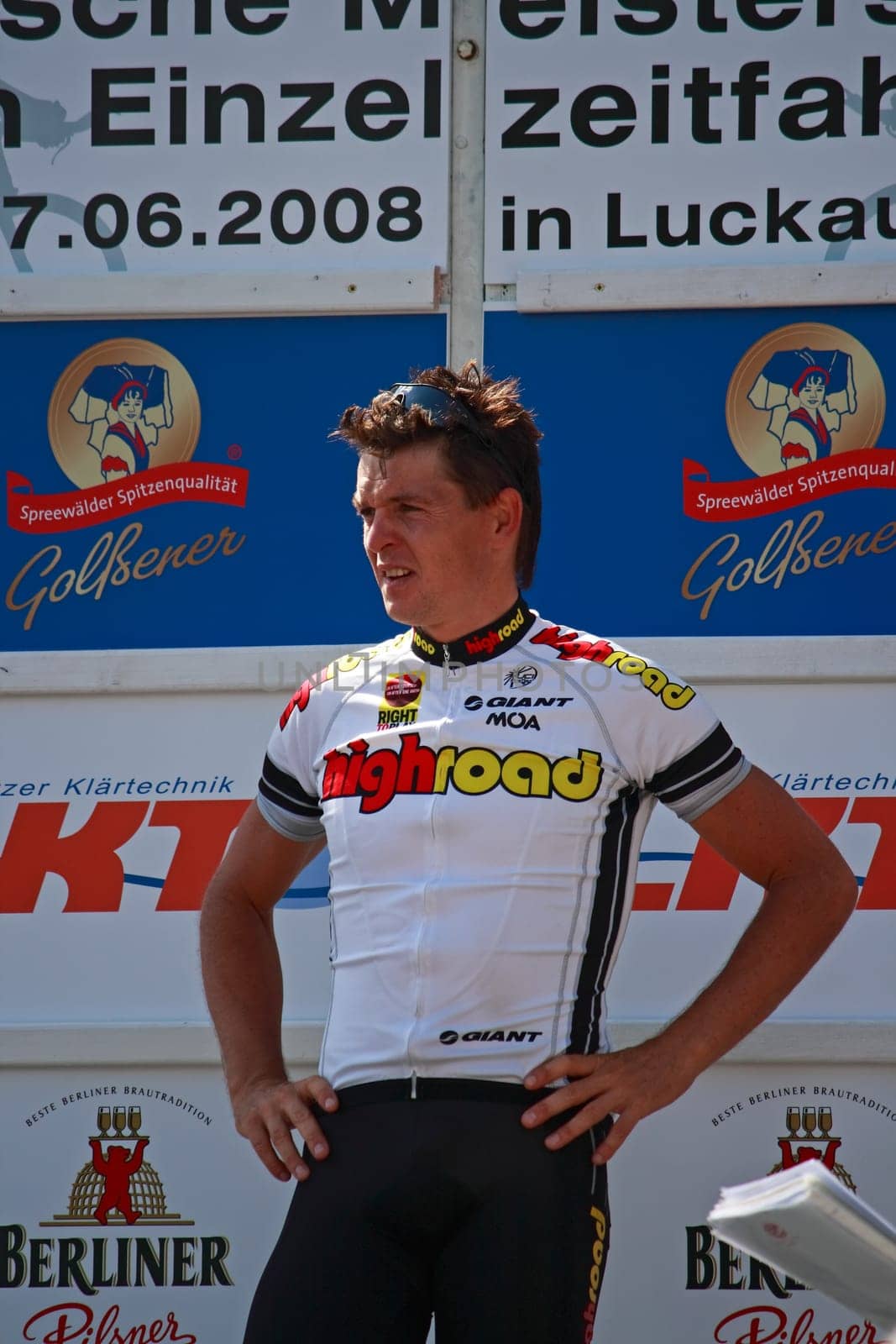 Professional cyclist Bert Grabsch