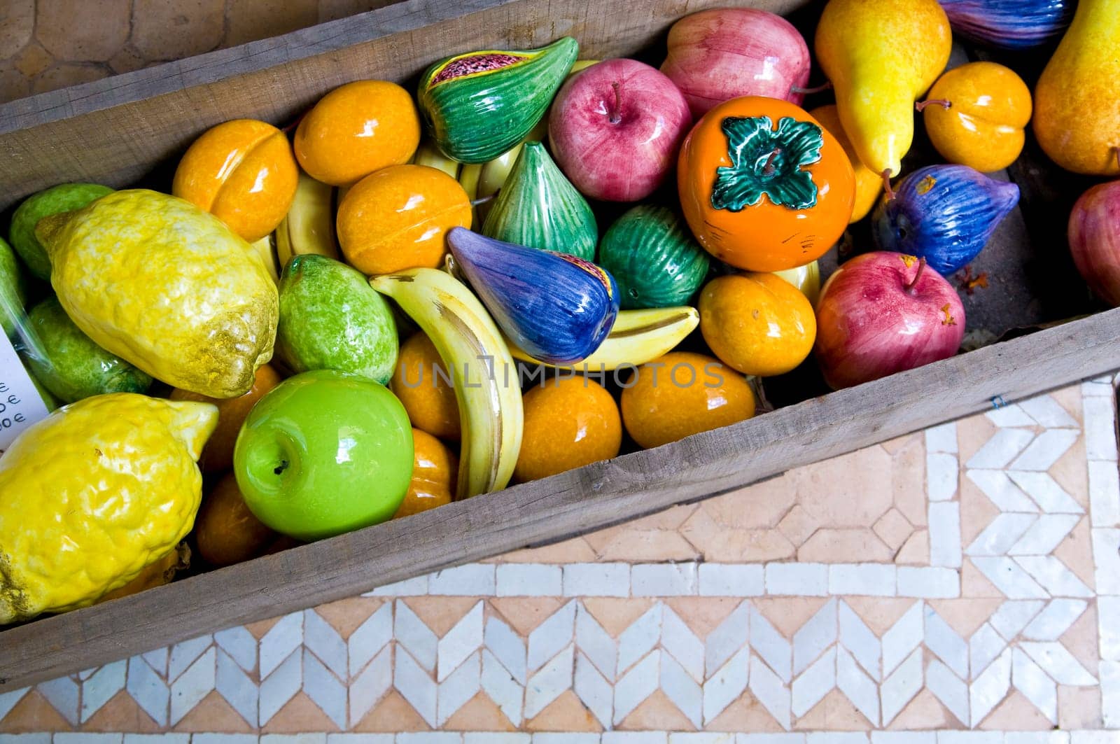 Ceramic fruit