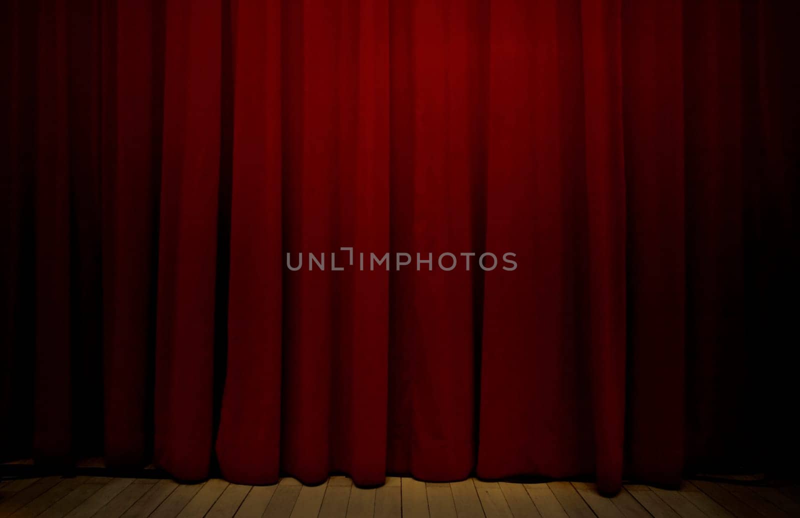 Red Stage Curtain