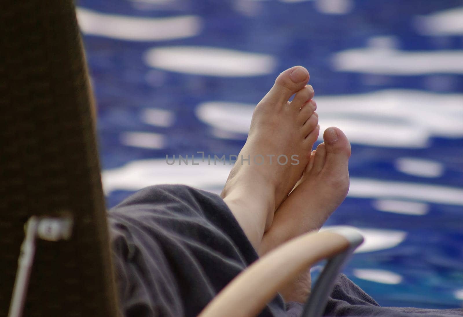 At the swimming pool
