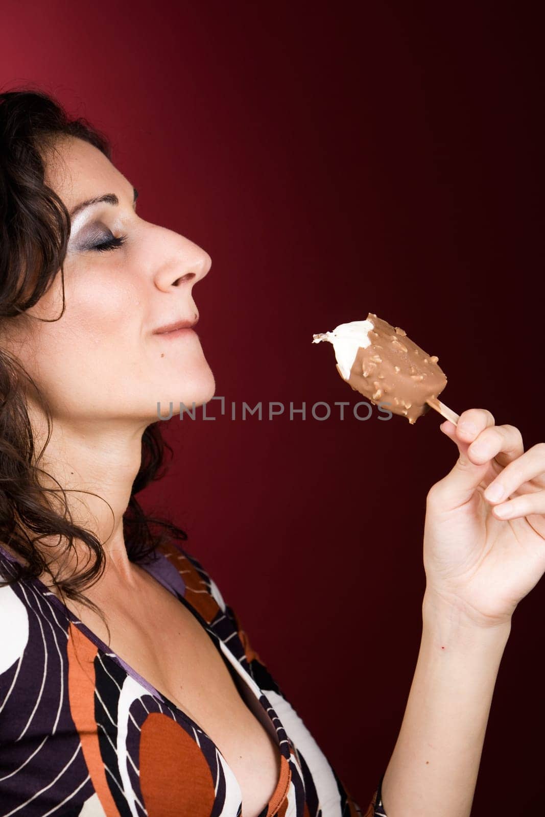 Ice cream enjoyment