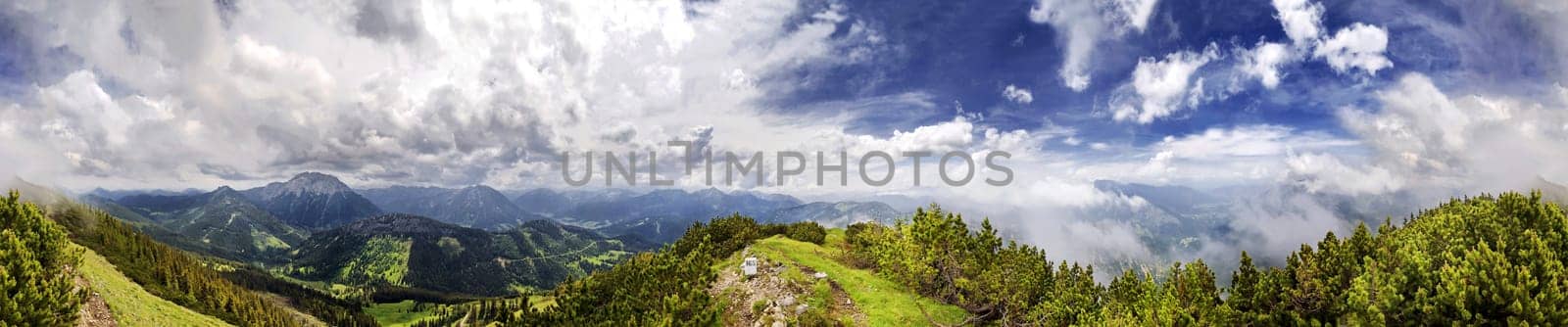 Blaubergkamm Panorama