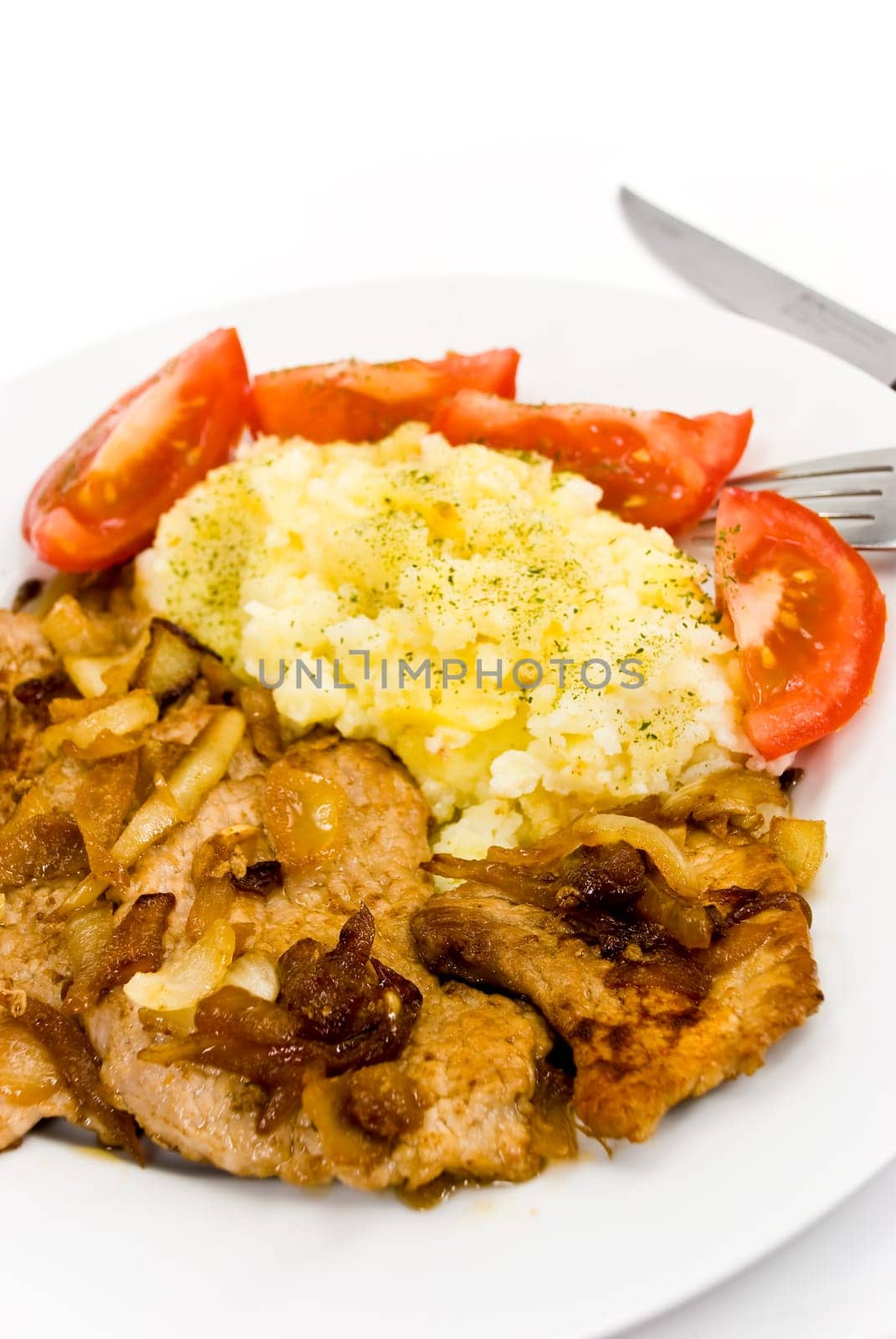 Pork steak-roasted on Z