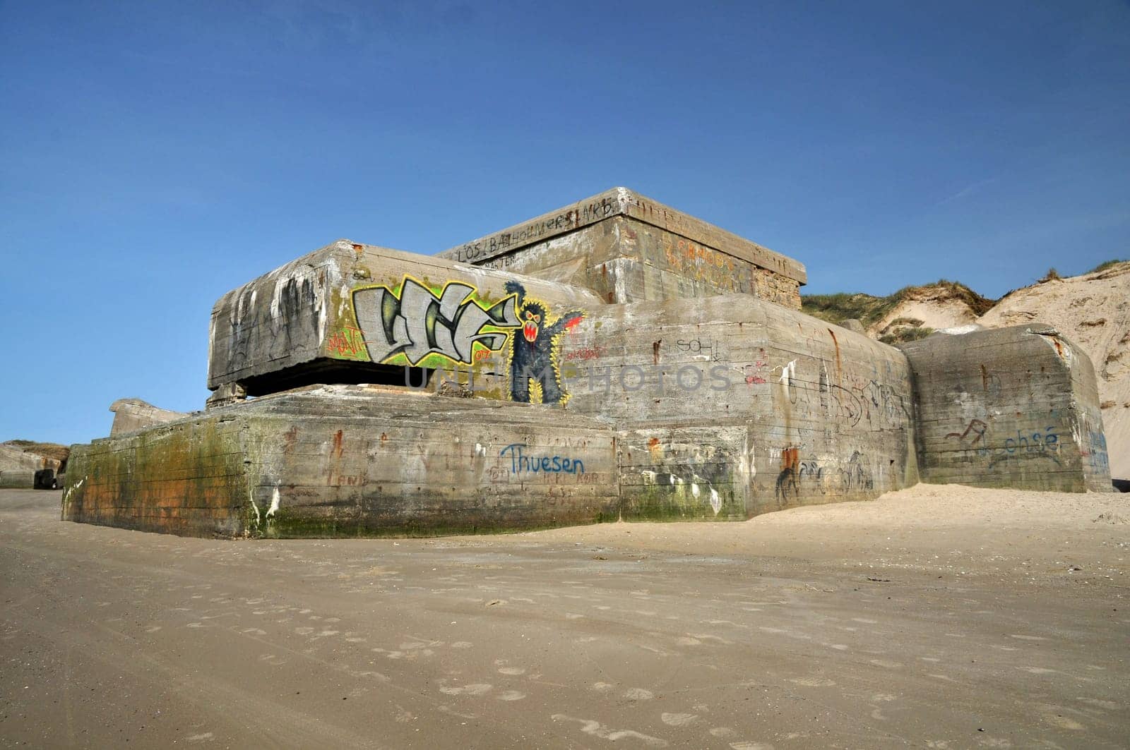 Bunker from the 2nd World War in Løkken - Denmark.